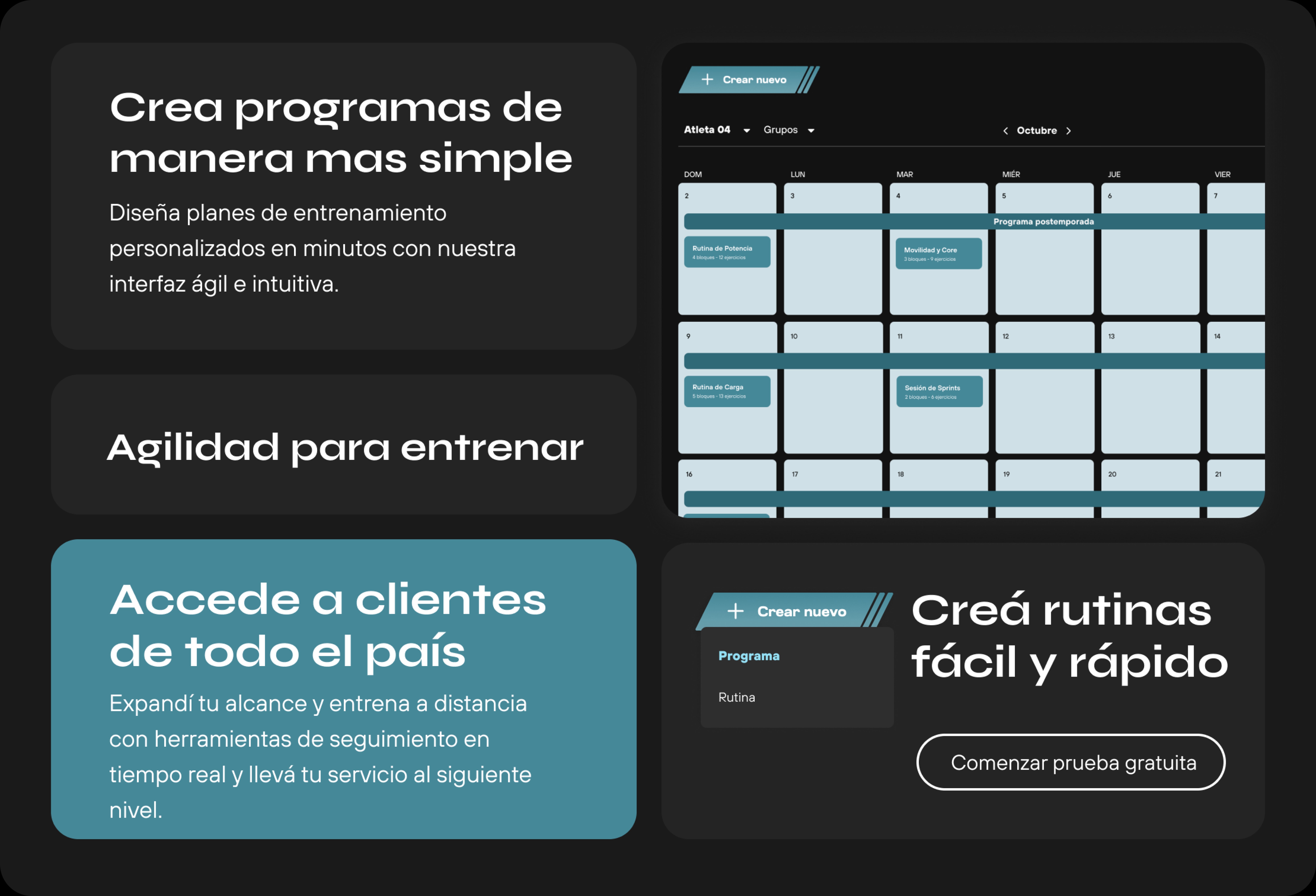 Asignar rutinas a tus atletas al instante